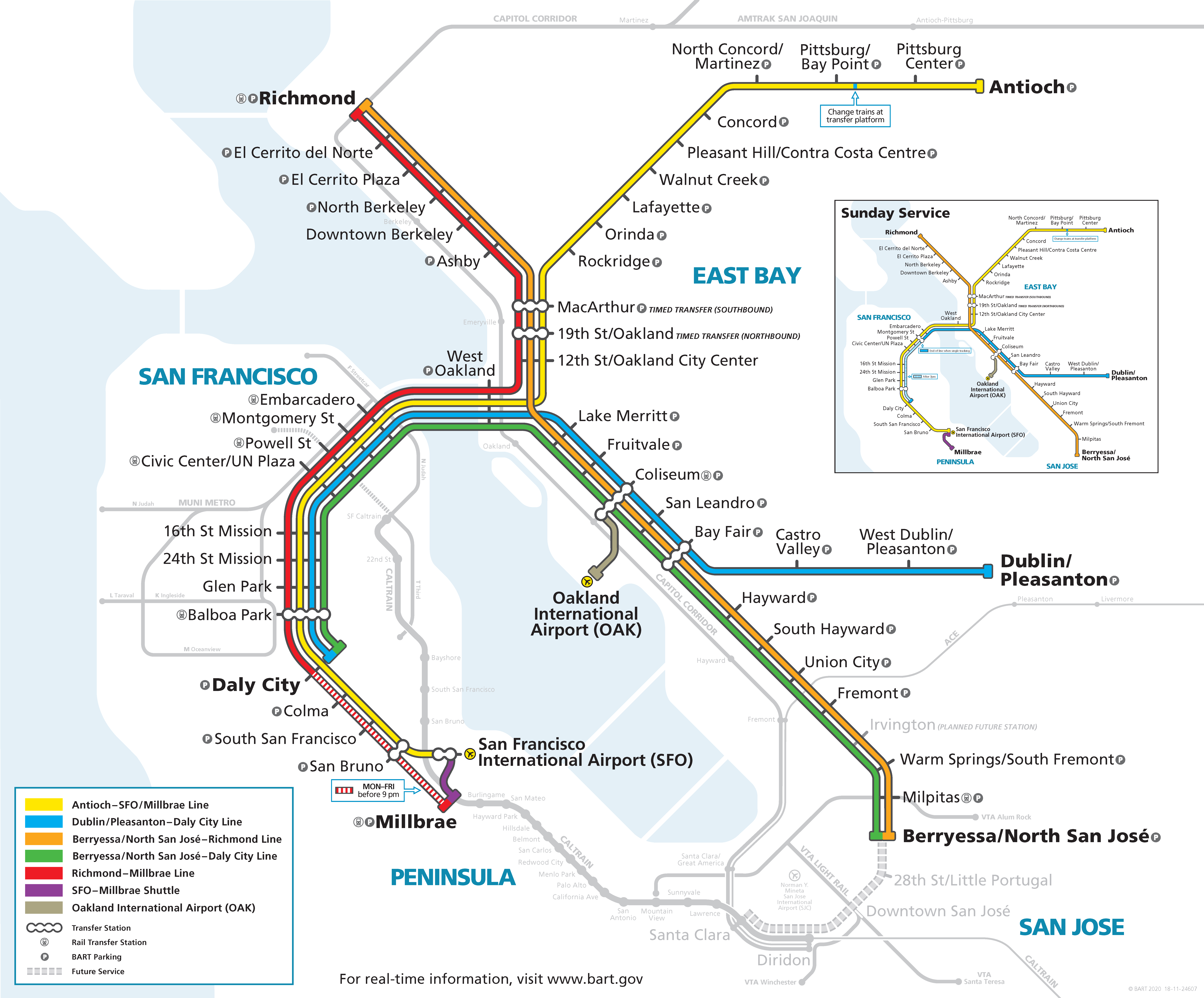 BART unveils system map for future Milpitas and Berryessa service Bay